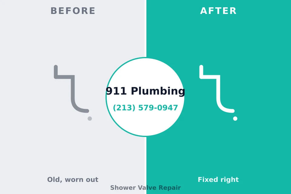 Before and after: plumbing repair Lake Mary, FL